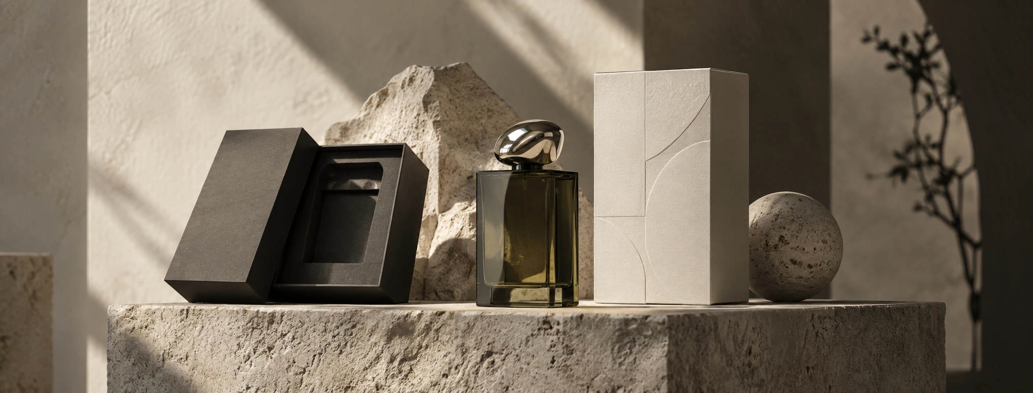 Sculptural packaging design concept